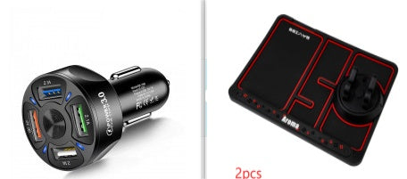 4 and 1 Fast Car Charger for Mobile Phones.