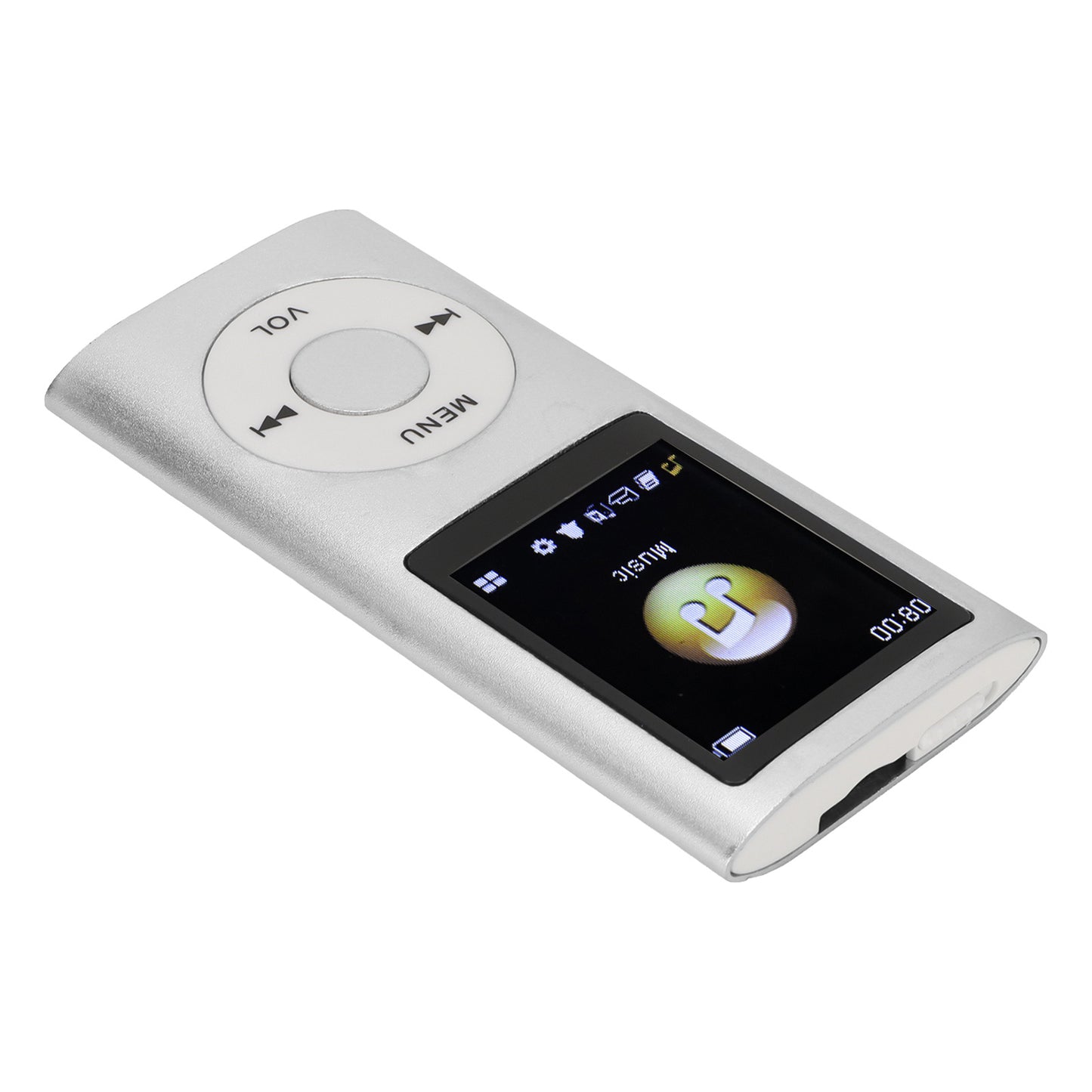 MP3 Player Stylish Multifunctional Lossless Sound Slim 1.8 Inch LCD Screen Portable MP3 Music Player