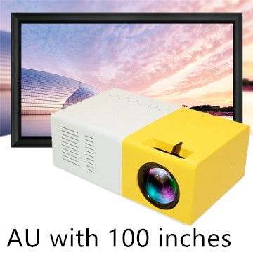 Portable Projector 3D HD Led Home Theater Cinema HDMI-compatible USB Audio Projector Yg300