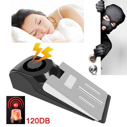 Electronic Burglar Alarm Intelligent Home Security Wedge Door Stop Alarm System Detection