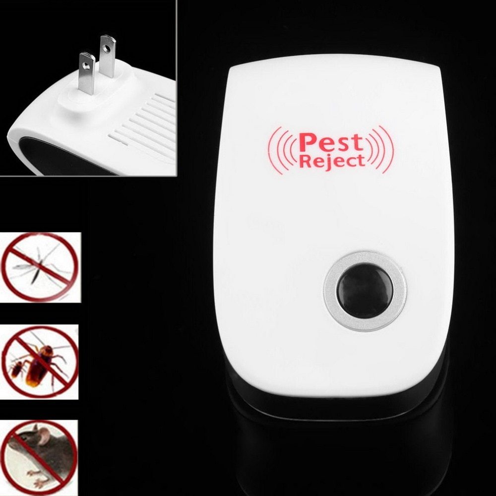 Electronic Ultrasonic Healthy Rechargeable Anti Mosquito Insect Pest Reject Mouse Repellent Home Plug