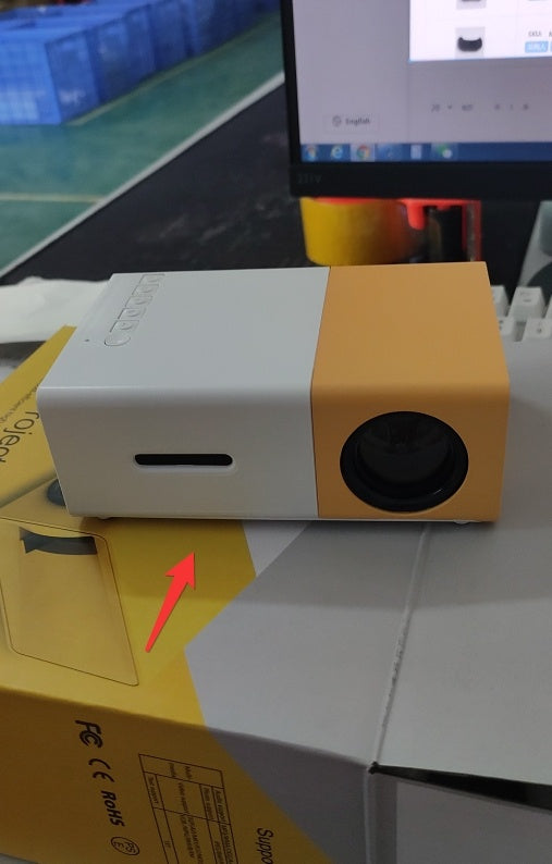 Portable Projector 3D HD Led Home Theater Cinema HDMI-compatible USB Audio Projector Yg300