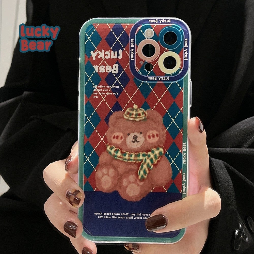 Creative Cartoon Printed Silicone Phone Case