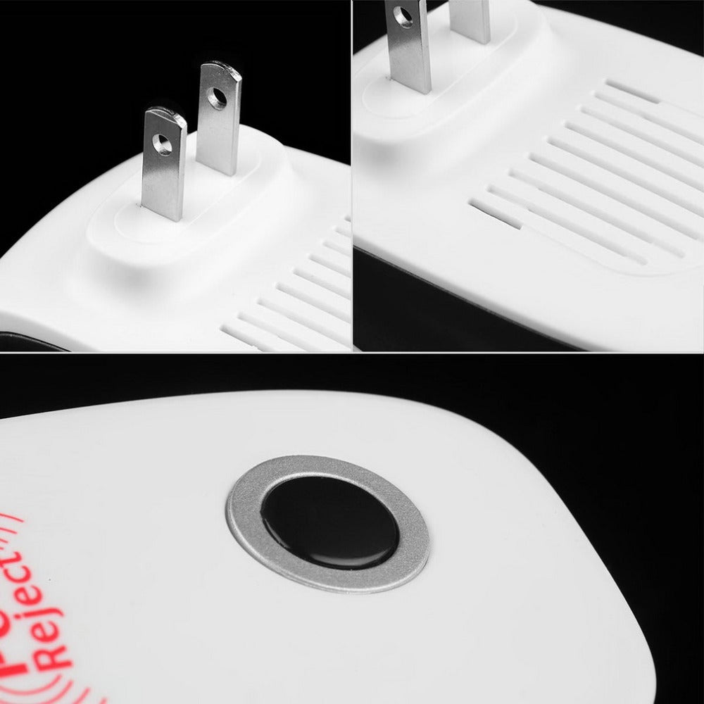 Electronic Ultrasonic Healthy Rechargeable Anti Mosquito Insect Pest Reject Mouse Repellent Home Plug