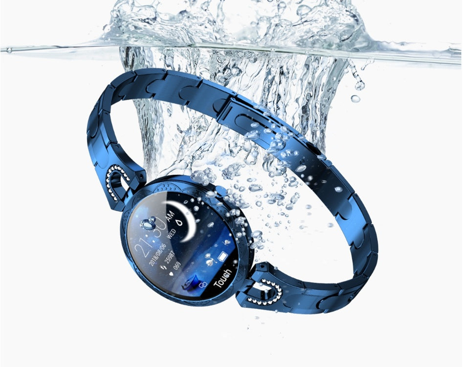 Women's Sport Smart Watch Waterproof Wearable Device with Heart Rate Monitor.