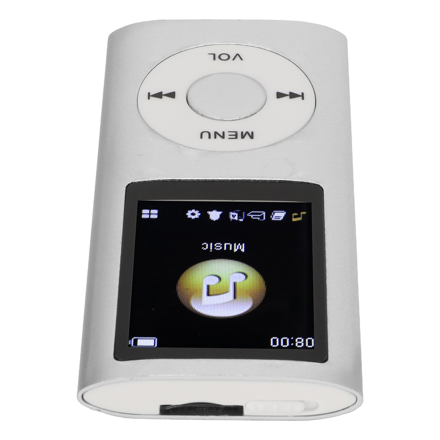 MP3 Player Stylish Multifunctional Lossless Sound Slim 1.8 Inch LCD Screen Portable MP3 Music Player