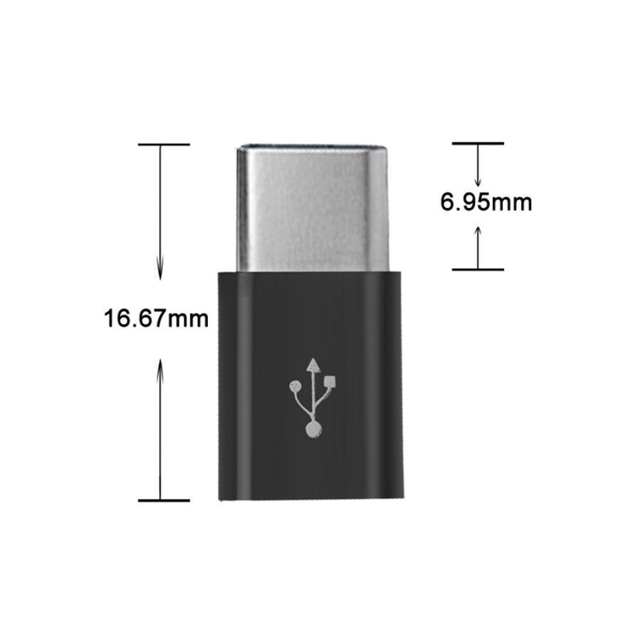 10PC USB-C Type-C To Micro USB Data Charging Adapter For And