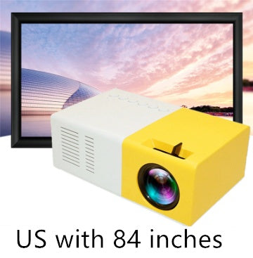 Portable Projector 3D HD Led Home Theater Cinema HDMI-compatible USB Audio Projector Yg300