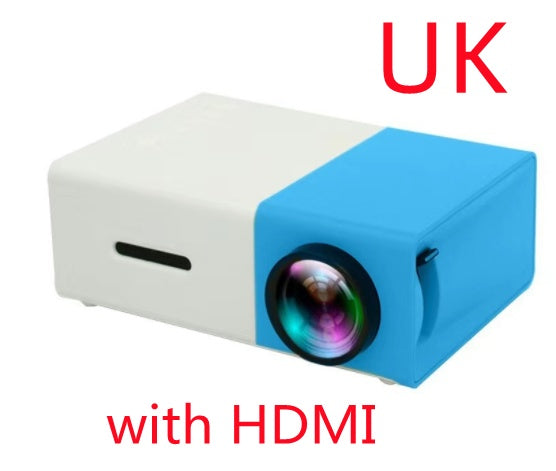 Portable Projector 3D HD Led Home Theater Cinema HDMI-compatible USB Audio Projector Yg300