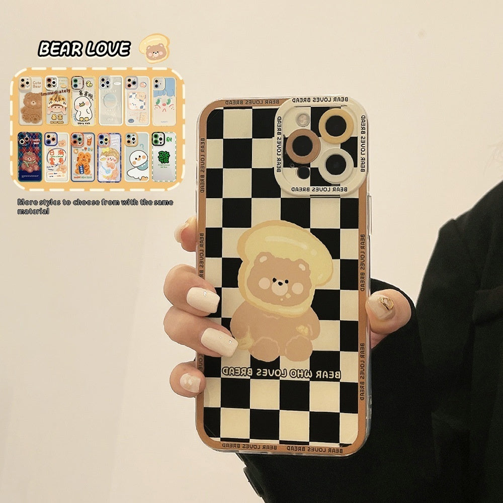 Creative Cartoon Printed Silicone Phone Case