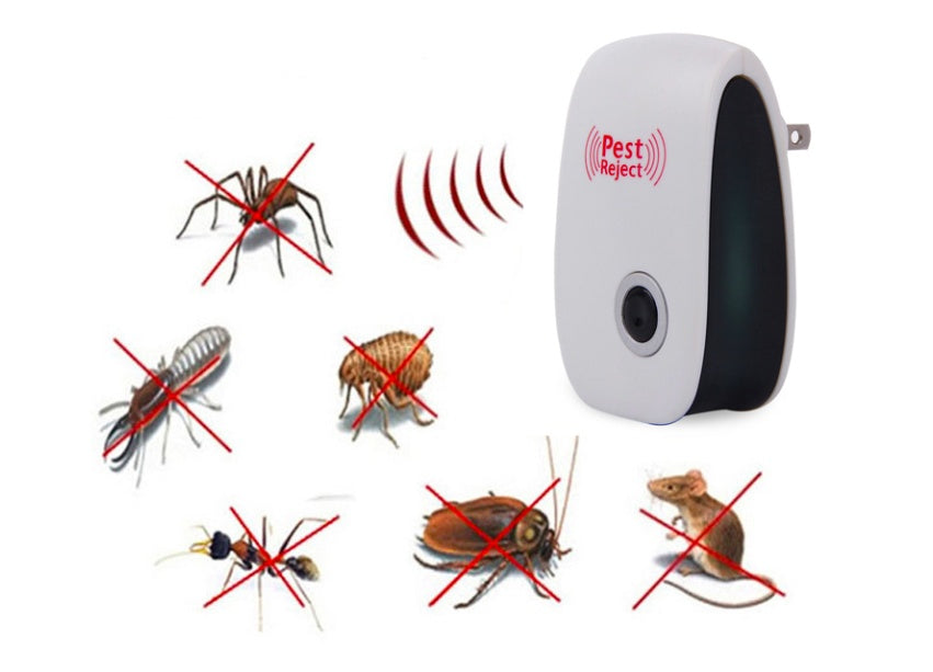 Electronic Ultrasonic Healthy Rechargeable Anti Mosquito Insect Pest Reject Mouse Repellent Home Plug