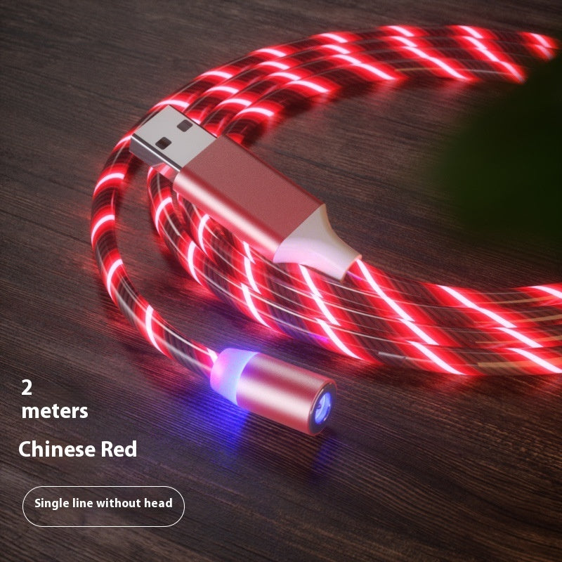 Magnetic Charging Cable- Lighting Micro USB Cable LED Magnet Charger Type-C Cable