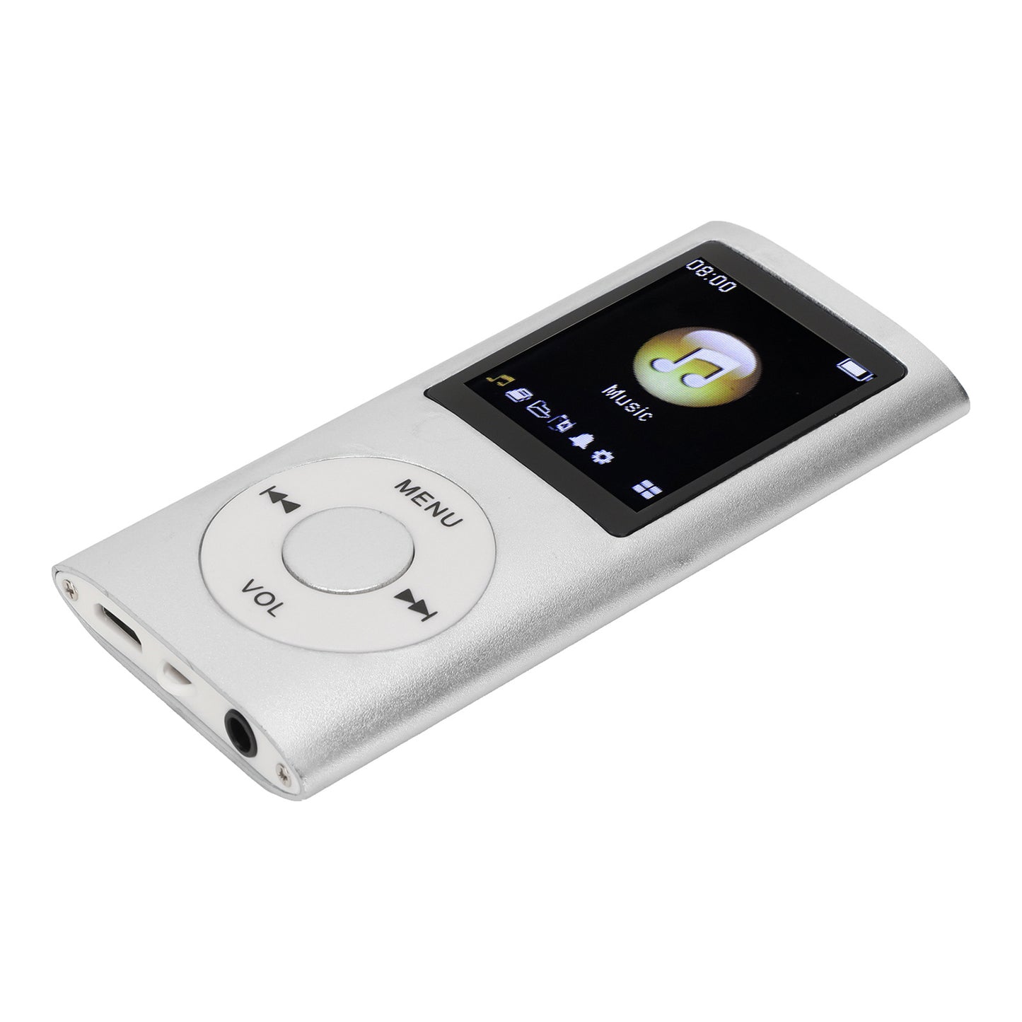 MP3 Player Stylish Multifunctional Lossless Sound Slim 1.8 Inch LCD Screen Portable MP3 Music Player