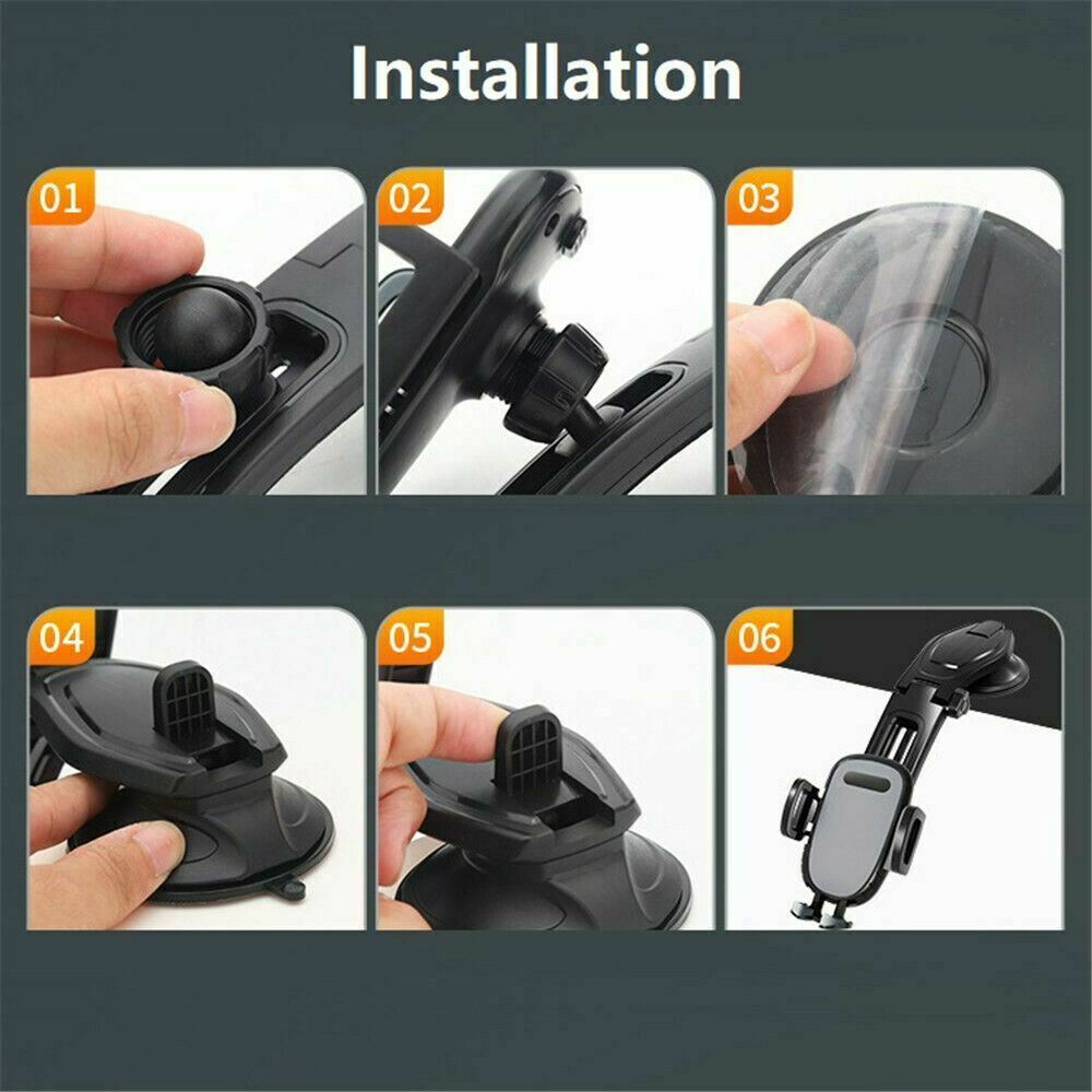 360 Rotatable Phone Mount Holder Car Dashboard