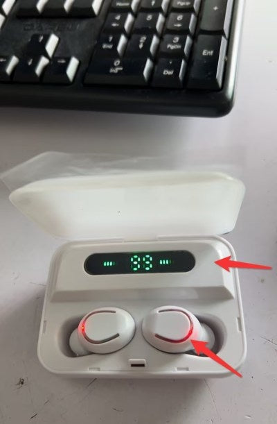 Bluetooth Headset Power Bank Phone Support