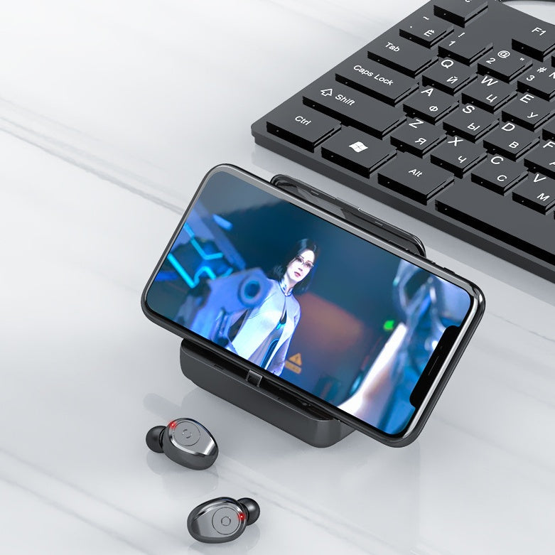 Bluetooth Headset Power Bank Phone Support