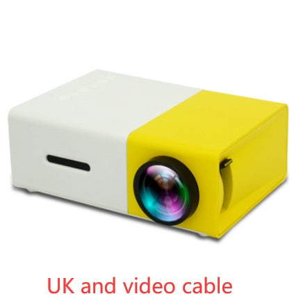 Portable Projector 3D HD Led Home Theater Cinema HDMI-compatible USB Audio Projector Yg300