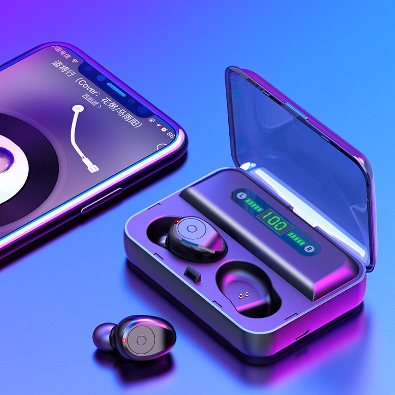Bluetooth Headset Power Bank Phone Support