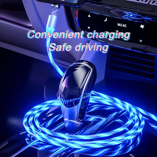 Magnetic Charging Cable- Lighting Micro USB Cable LED Magnet Charger Type-C Cable