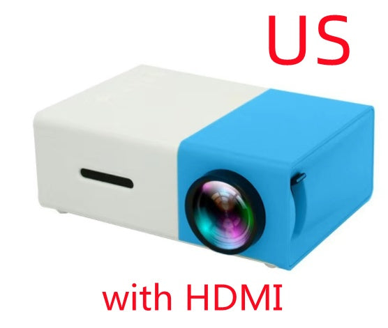 Portable Projector 3D HD Led Home Theater Cinema HDMI-compatible USB Audio Projector Yg300
