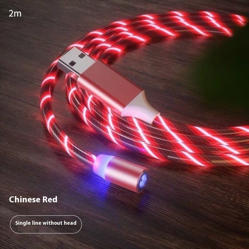 Magnetic Charging Cable- Lighting Micro USB Cable LED Magnet Charger Type-C Cable