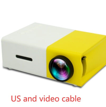 Portable Projector 3D HD Led Home Theater Cinema HDMI-compatible USB Audio Projector Yg300
