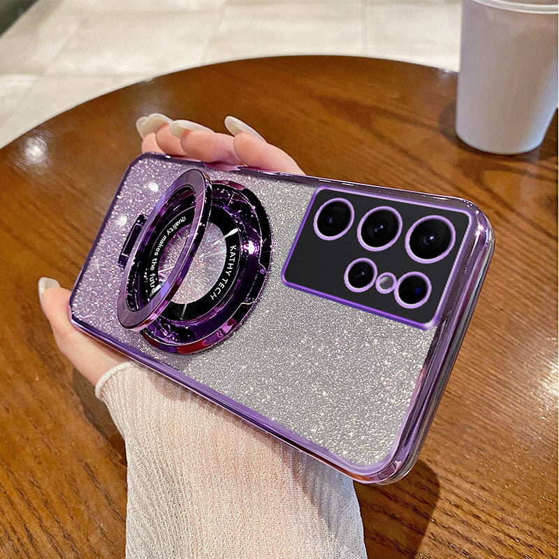 Electroplating Phone Case Magnetic Bracket A16 Gradient
