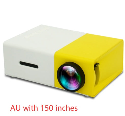 Portable Projector 3D HD Led Home Theater Cinema HDMI-compatible USB Audio Projector Yg300