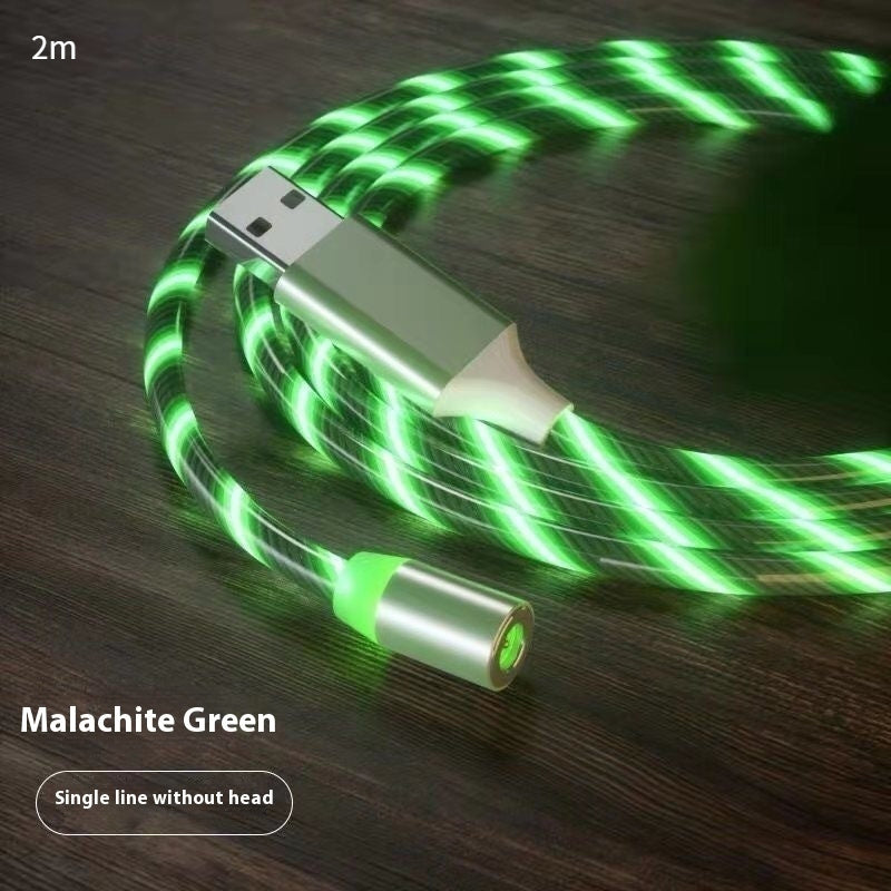 Magnetic Charging Cable- Lighting Micro USB Cable LED Magnet Charger Type-C Cable