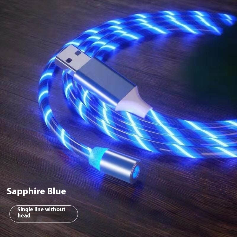 Magnetic Charging Cable- Lighting Micro USB Cable LED Magnet Charger Type-C Cable