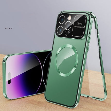 Phone Case Double Sided Magnetic Glass Protective