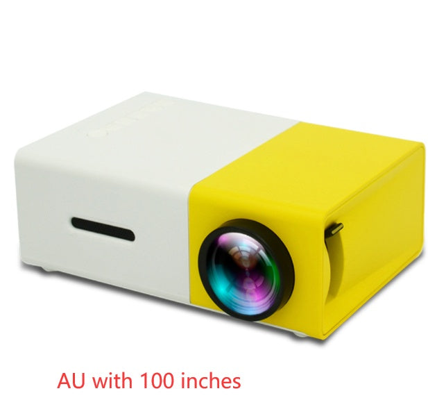 Portable Projector 3D HD Led Home Theater Cinema HDMI-compatible USB Audio Projector Yg300