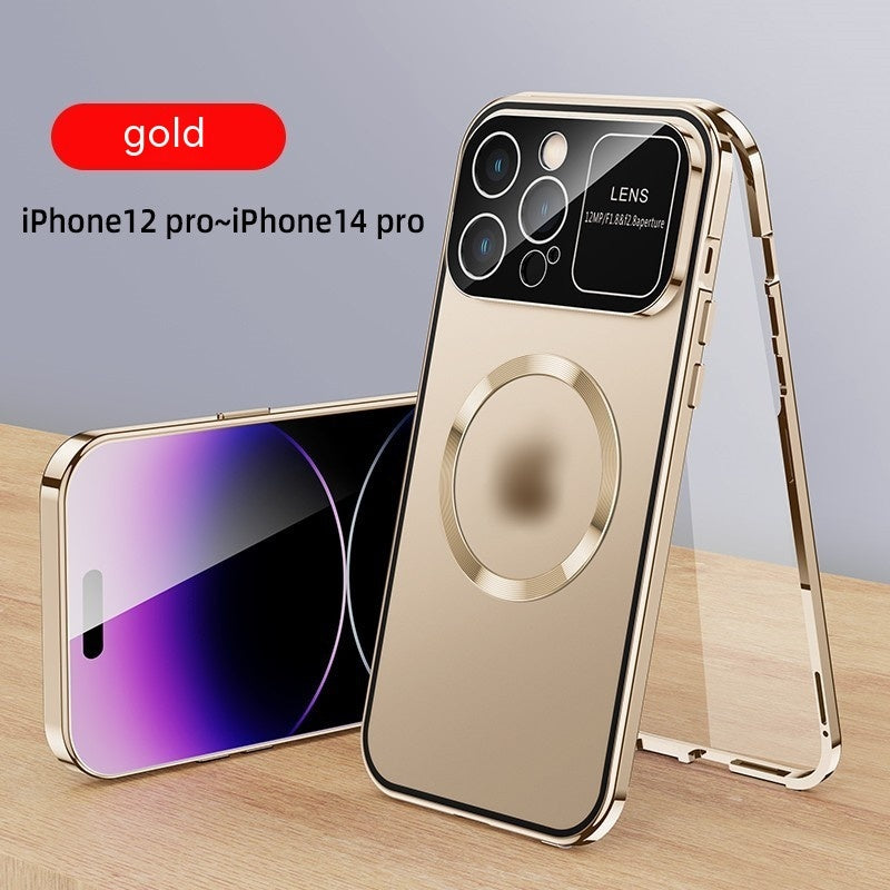 Phone Case Double Sided Magnetic Glass Protective