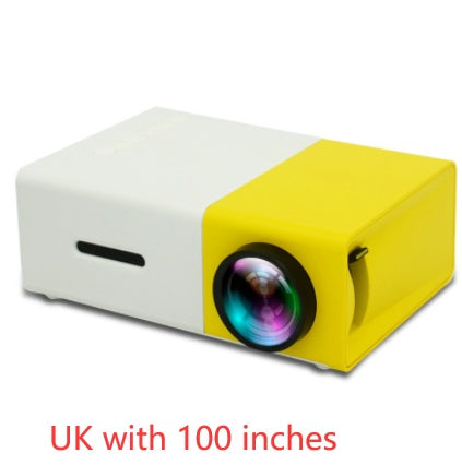 Portable Projector 3D HD Led Home Theater Cinema HDMI-compatible USB Audio Projector Yg300