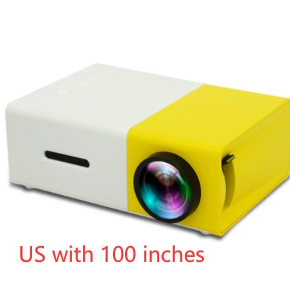Portable Projector 3D HD Led Home Theater Cinema HDMI-compatible USB Audio Projector Yg300