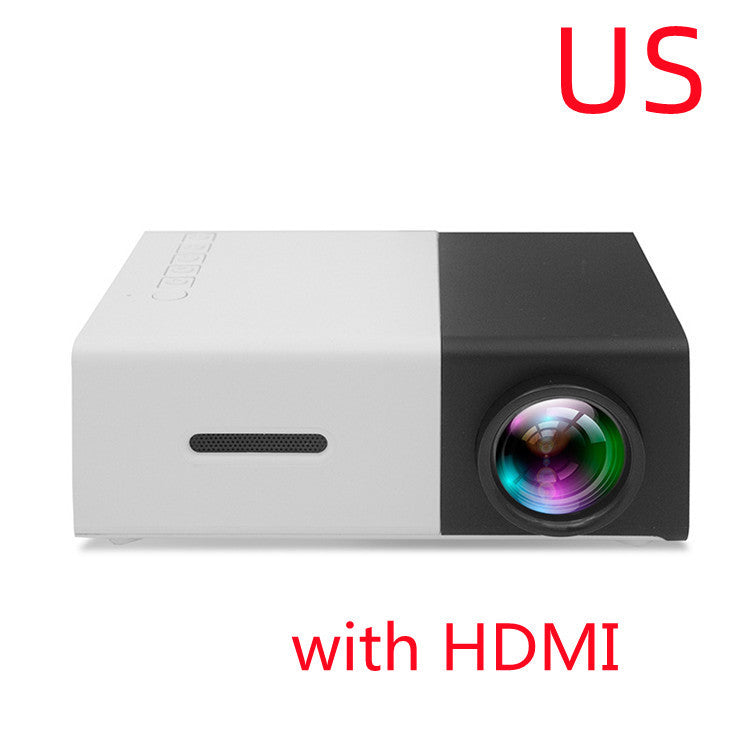 Portable Projector 3D HD Led Home Theater Cinema HDMI-compatible USB Audio Projector Yg300