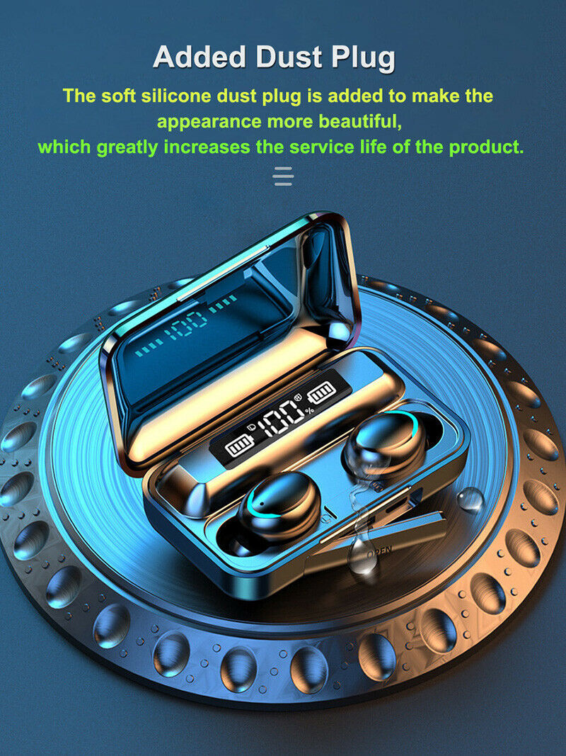 Bluetooth Earbuds For Samsung Android and iPhone Wireless Waterproof.