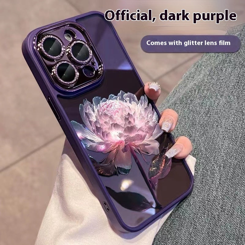 Epiphyllum Suitable Phone Case With Glitter Lens Protector