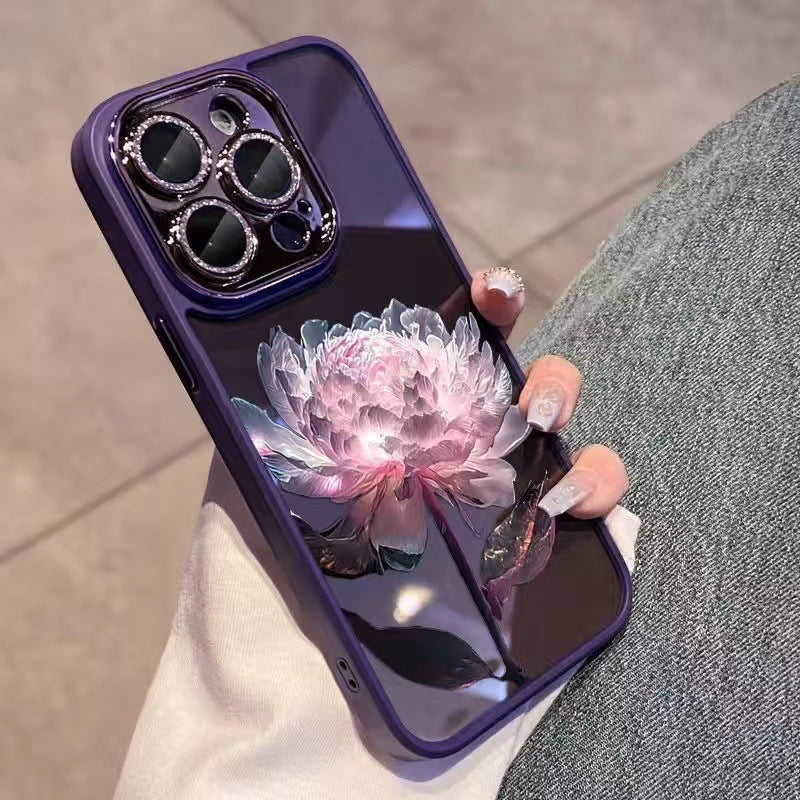 Epiphyllum Suitable Phone Case With Glitter Lens Protector