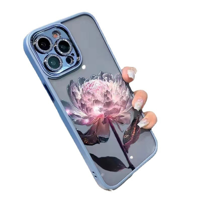 Epiphyllum Suitable Phone Case With Glitter Lens Protector