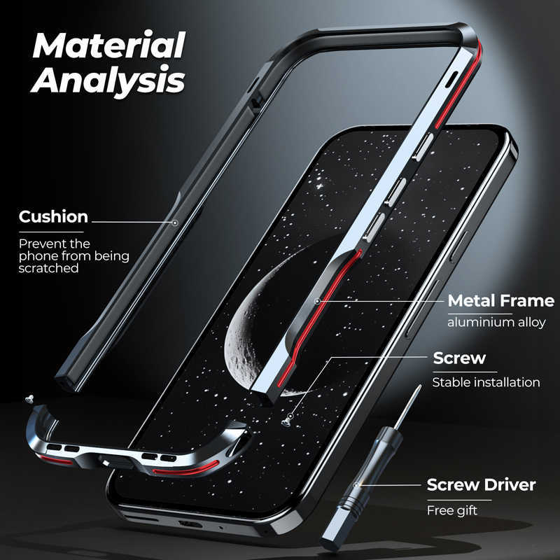 Mobile Phone Metal Frame Protective Sleeve