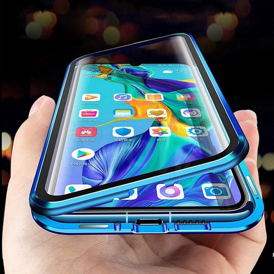 Double-sided Glass Magnetic Anti-fall Shell Metal Protective Cover